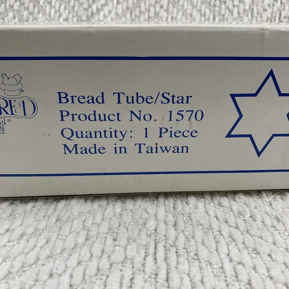 The Pampered Chef Bread Tube Star Shape Loaf Mold New In Box‎ # 1570